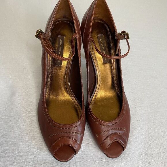 Antonia Melani 4" Peep Toe Heels - Picture 10 of 12